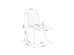 Επενδυμένη καρέκλα Chic 50x43x88 χρωμίου/γκρι βελούδο DIOMMI CHICVCHSZ