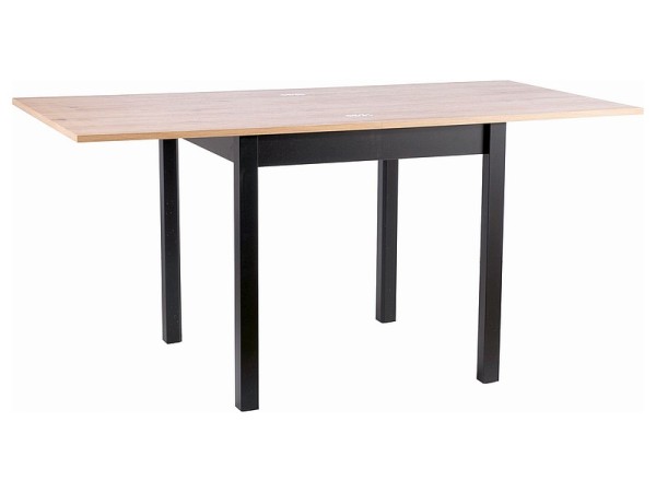 FLIP TABLE ARTISAN OAK / BLACK 80 (160) X80 DIOMMI FLIPDAC80