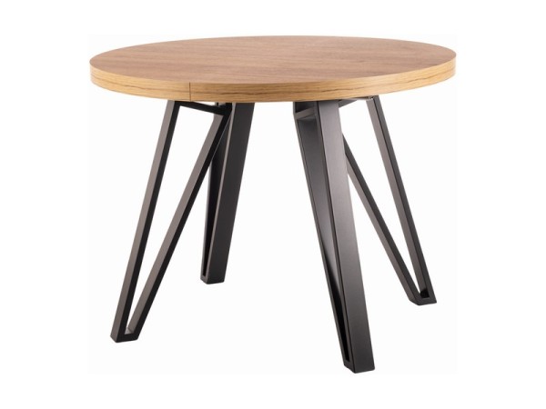 GALAXY TABLE ARTISAN OAK / BLACK FI 100 (100-168) DIOMMI GALAXYDACFI100