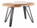 GALAXY TABLE ARTISAN OAK / BLACK FI 100 (100-168) DIOMMI GALAXYDACFI100
