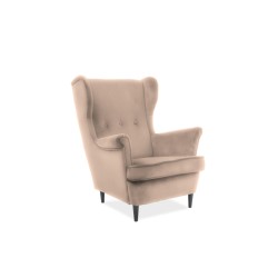 Πολυθρόνα Lord Βελούδινη σε Μπεζ Χρώμα 72х85х101 DIOMMI LORDV28
