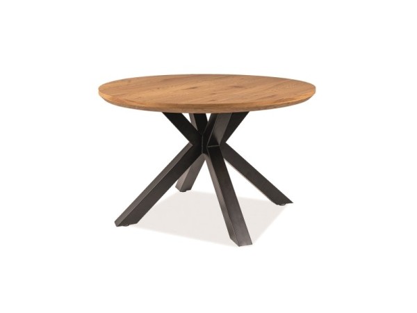 RITMO TABLE OAK / ΜΑΥΡΟ ΠΛΑΙΣΙΟ FI 120 DIOMMI RITMODC120