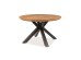 RITMO TABLE OAK / ΜΑΥΡΟ ΠΛΑΙΣΙΟ FI 120 DIOMMI RITMODC120