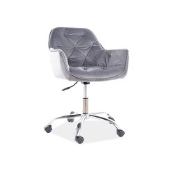 ΣΤΡΕΦΤΕΡΗ ΚΑΡΕΚΛΑ Q-190 VELVET GREY BLUVEL 14 DIOMMI OBRQ190VSZ