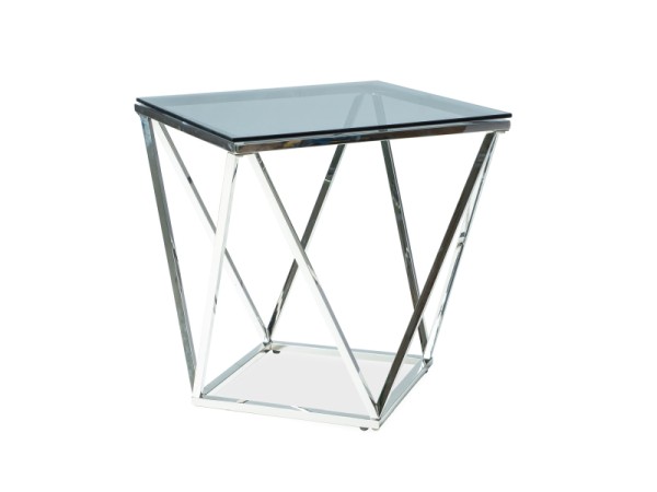 ΤΡΑΠΕΖΙ SILVER B SMOKE / ΑΣΗΜΙ 50X50 DIOMMI SILVERBSC