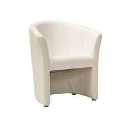 Πολυθρόνα οικολογικό δέρμα κρεμ TM1KREMP 67x60x76 DIOMMI 80-165