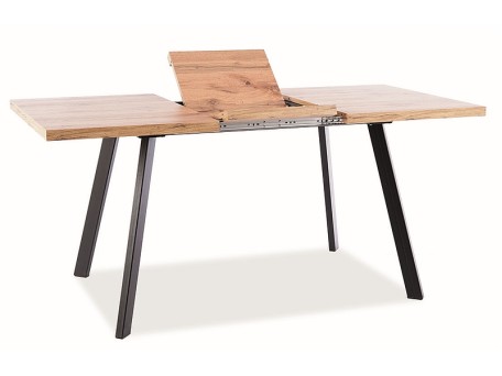STÓŁ BRICK DĄB ARTISAN/CZARNY 120(160)X80