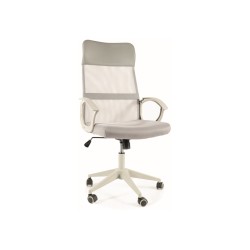 FOTEL OBROTOWY Q-026 SZARY