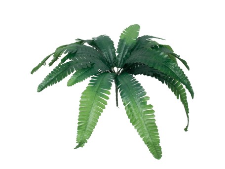BOSTON FERN BIG 78292 Τεχνητό Φυτό Φτέρη Βοστώνης Μεγάλη - Μπουκέτο Διακοσμητικών Φυτών - Κλαδιών με Φύλλωμα Πράσινο Υ52cm