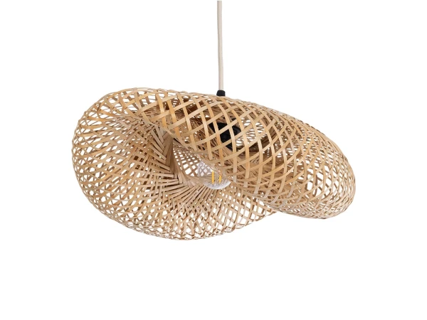 GLOBOSTAR® MEXICO 00718 Boho Κρεμαστό Φωτιστικό Οροφής με Ντουί 1 x E27 AC 220-240V IP20 - Μπεζ - Μ40 x Π30 x Υ18cm GLOBOSTAR® MEXICO 00718 Boho Κρεμαστό Φωτιστικό Οροφής με Ντουί 1 x E27 AC 220-240V IP20 - Μπεζ - Μ40 x Π30 x Υ18cm