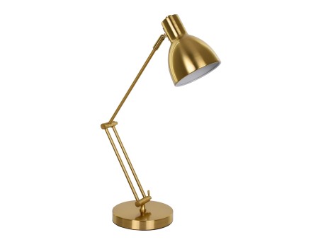 GLOBOSTAR® ZETO 00836 Μοντέρνο Επιτραπέζιο Φωτιστικό Πορτατίφ με Ντουί 1 x E27 AC 220-240V IP20 - Χρυσό - Μ17 x Π17 x Υ72cm