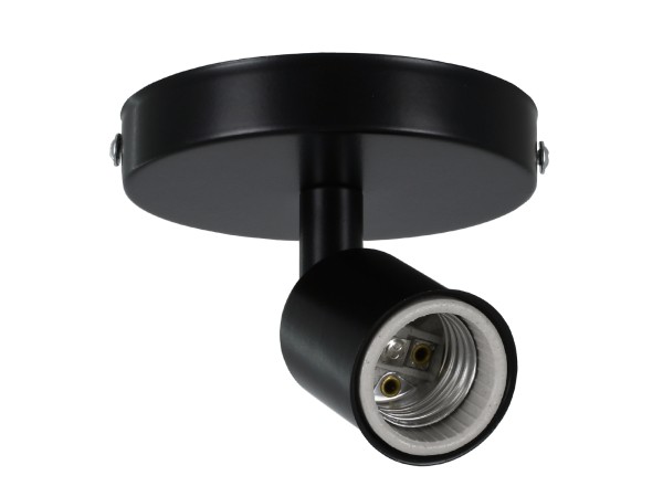 GLOBOSTAR® SARA 00843 Μοντέρνο Φωτιστικό Οροφής με Ντουί 1 x E27 AC 220-240V IP20 - Μαύρο - Μ10 x Π10 x Υ10.3cm GLOBOSTAR® SARA 00843 Μοντέρνο Φωτιστικό Οροφής με Ντουί 1 x E27 AC 220-240V IP20 - Μαύρο - Μ10 x Π10 x Υ10.3cm