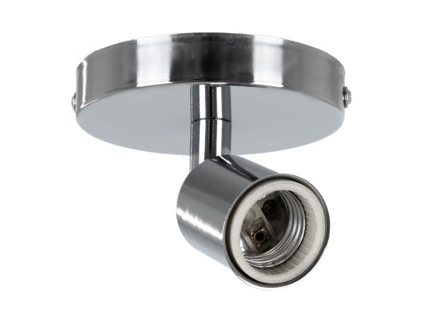 GLOBOSTAR® SARA 00844 Μοντέρνο Φωτιστικό Οροφής με Ντουί 1 x E27 AC 220-240V IP20 - Ασημί - Μ10 x Π10 x Υ10.3cm GLOBOSTAR® SARA 00844 Μοντέρνο Φωτιστικό Οροφής με Ντουί 1 x E27 AC 220-240V IP20 - Ασημί - Μ10 x Π10 x Υ10.3cm