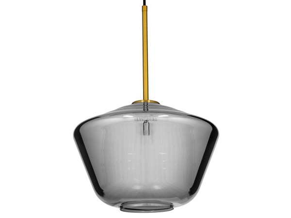 GLOBOSTAR® AMARIS 00873 Μοντέρνο Κρεμαστό Φωτιστικό Οροφής με Ντουί 1 x E27 AC 220-240V IP20 - Χρυσό Πλατίνα & Μαύρο Φιμέ - Μ30 x Π30 x Y22cm GLOBOSTAR® AMARIS 00873 Μοντέρνο Κρεμαστό Φωτιστικό Οροφής με Ντουί 1 x E27 AC 220-240V IP20 - Χρυσό Πλατίνα & Μαύρο Φιμέ - Μ30 x Π30 x Y22cm
