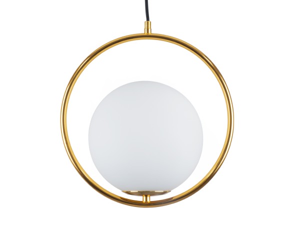 GLOBOSTAR® MADRID 00932 Μοντέρνο Κρεμαστό Φωτιστικό Οροφής με Ντουί 1 x E27 AC 220-240V IP20 - Χρυσό & Λευκό - Μ30 x Π20 x Υ30cm GLOBOSTAR® MADRID 00932 Μοντέρνο Κρεμαστό Φωτιστικό Οροφής με Ντουί 1 x E27 AC 220-240V IP20 - Χρυσό & Λευκό - Μ30 x Π20 x Υ30cm