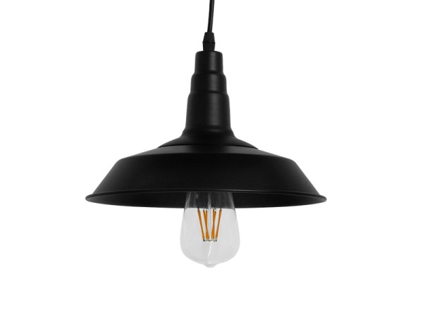 GLOBOSTAR® RAY 01050 Vintage Κρεμαστό Φωτιστικό Οροφής με Ντουί 1 x E27 AC 220-240V IP20 - Μαύρο - Μ26 x Π26 x Υ25cm GLOBOSTAR® RAY 01050 Vintage Κρεμαστό Φωτιστικό Οροφής με Ντουί 1 x E27 AC 220-240V IP20 - Μαύρο - Μ26 x Π26 x Υ25cm