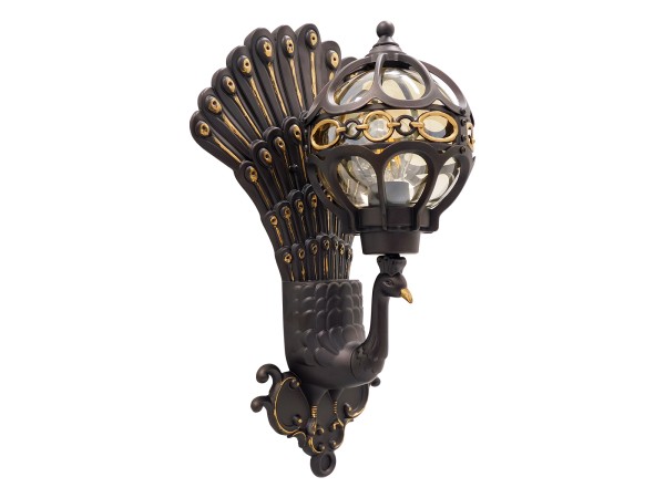 GLOBOSTAR® CORNELIA 01250 Vintage Φωτιστικό Τοίχου - Απλίκα με Ντουί 1 x E27 AC 220-240V IP20 - Καφέ & Χρυσό - Μ20 x Π32 x Υ55cm GLOBOSTAR® CORNELIA 01250 Vintage Φωτιστικό Τοίχου - Απλίκα με Ντουί 1 x E27 AC 220-240V IP20 - Καφέ & Χρυσό - Μ20 x Π32 x Υ55cm