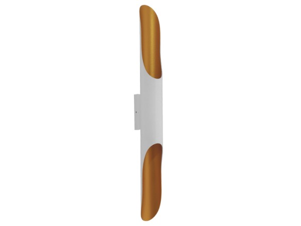 GLOBOSTAR® ESTERINA 01303 Μοντέρνο Φωτιστικό Τοίχου - Απλίκα με Ντουί 2 x E27 AC 220-240V IP20 - Λευκό & Χρυσό - Μ5.5 x Π8 x Υ60cm GLOBOSTAR® ESTERINA 01303 Μοντέρνο Φωτιστικό Τοίχου - Απλίκα με Ντουί 2 x E27 AC 220-240V IP20 - Λευκό & Χρυσό - Μ5.5 x Π8 x Υ60cm
