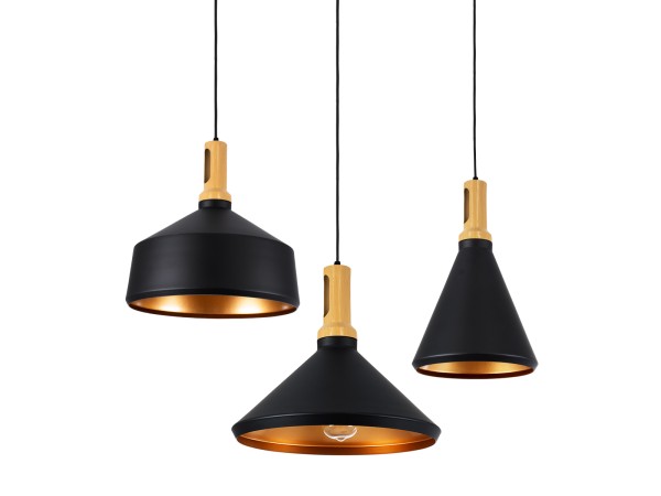 GLOBOSTAR® CALYPSO 01334 Μοντέρνο Κρεμαστό Φωτιστικό Οροφής με Ντουί 3 x E27 AC 220-240V IP20 - Μαύρο & Μπρούτζινο - Μ110 x Π110 x Υ35cm - Σετ 3 Τεμαχίων GLOBOSTAR® CALYPSO 01334 Μοντέρνο Κρεμαστό Φωτιστικό Οροφής με Ντουί 3 x E27 AC 220-240V IP20 - Μαύρο & Μπρούτζινο - Μ110 x Π110 x Υ35cm - Σετ 3 Τεμαχίων