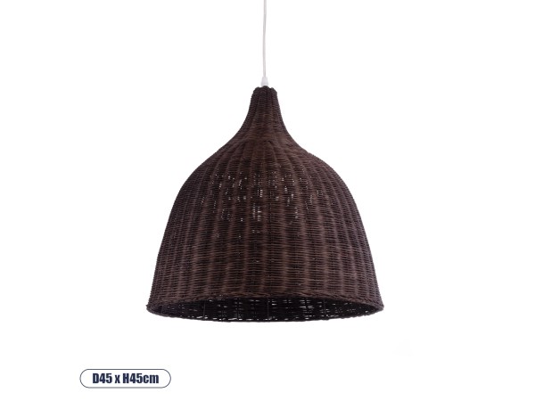 GLOBOSTAR® BAHAMAS 01368 Boho Κρεμαστό Φωτιστικό Οροφής με Ντουί 1 x E27 AC 220-240V IP20 - Καφέ - Μ45 x Π45 x Υ45cm GLOBOSTAR® BAHAMAS 01368 Boho Κρεμαστό Φωτιστικό Οροφής με Ντουί 1 x E27 AC 220-240V IP20 - Καφέ - Μ45 x Π45 x Υ45cm