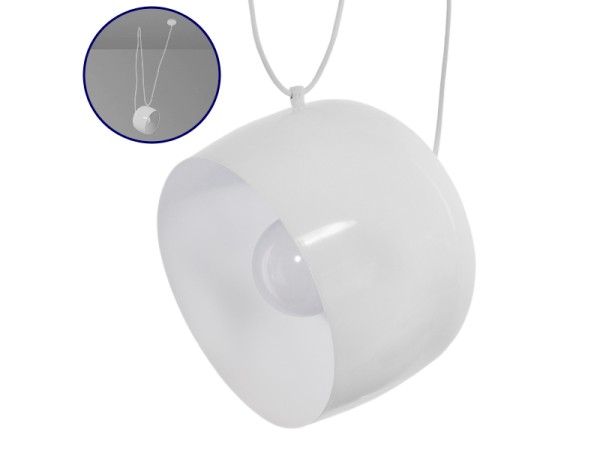 GLOBOSTAR® JASPER 01374 Μοντέρνο Κρεμαστό Φωτιστικό Οροφής με Ντουί 1 x E27 AC 220-240V IP20 - Λευκό - Μ25 x Π25 x Υ22cm GLOBOSTAR® JASPER 01374 Μοντέρνο Κρεμαστό Φωτιστικό Οροφής με Ντουί 1 x E27 AC 220-240V IP20 - Λευκό - Μ25 x Π25 x Υ22cm