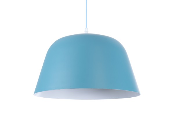 GLOBOSTAR® UPVALE 01286 Μοντέρνο Κρεμαστό Φωτιστικό Οροφής με Ντουί 1 x E27 AC 220-240V IP20 - Γαλάζιο & Λευκό - Μ40 x Π40 x Υ24cm GLOBOSTAR® UPVALE 01286 Μοντέρνο Κρεμαστό Φωτιστικό Οροφής με Ντουί 1 x E27 AC 220-240V IP20 - Γαλάζιο & Λευκό - Μ40 x Π40 x Υ24cm