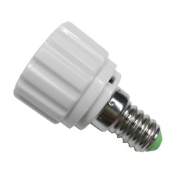 GLOBOSTAR® ADAPTOR 77796 Αντάπτορας/Μετατροπέας από Ντουί E14 σε GU10 IP20 - Μ3.5 x Π3.5 x Υ5cm