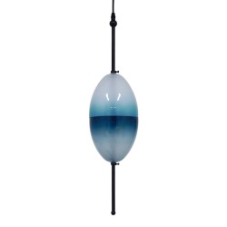GLOBOSTAR® TEARDROP 01501 Μοντέρνο Κρεμαστό Φωτιστικό Οροφής με Ντουί 3 x G4 AC 220-240V IP20 - Τιρκουάζ - Μ16 x Π16 x Υ66cm