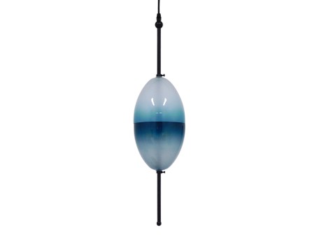 GLOBOSTAR® TEARDROP 01501 Μοντέρνο Κρεμαστό Φωτιστικό Οροφής με Ντουί 3 x G4 AC 220-240V IP20 - Τιρκουάζ - Μ16 x Π16 x Υ66cm