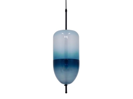 GLOBOSTAR® TEARDROP 01504 Μοντέρνο Κρεμαστό Φωτιστικό Οροφής με Ντουί 3 x G4 AC 220-240V IP20 - Τιρκουάζ - Μ20 x Π20 x Υ65cm