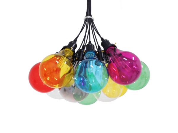GLOBOSTAR® PARTY 01509 Μοντέρνο Κρεμαστό Φωτιστικό Οροφής με Ντουί 10 x E27 AC 220-240V IP20 - Πολύχρωμο - Μ59 x Π59 x Υ30cm GLOBOSTAR® PARTY 01509 Μοντέρνο Κρεμαστό Φωτιστικό Οροφής με Ντουί 10 x E27 AC 220-240V IP20 - Πολύχρωμο - Μ59 x Π59 x Υ30cm
