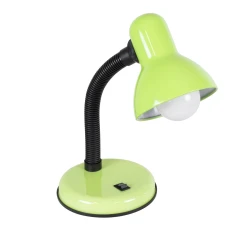 GLOBOSTAR® STUDENT 01533 Μοντέρνο Επιτραπέζιο Φωτιστικό Πορτατίφ με Ντουί 1 x E27 AC 220-240V IP20 - Πράσινο & Μαύρο - Μ12 x Π12 x Υ32cm