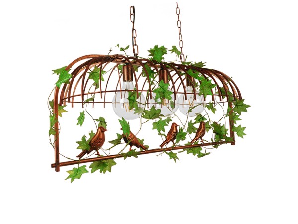 GLOBOSTAR® NEST 01648 Vintage Κρεμαστό Φωτιστικό Οροφής με Ντουί 3 x E27 AC 220-240V IP20 - Χάλκινο & Πράσινο - Μ85.5 x Π37.5 x Y38cm GLOBOSTAR® NEST 01648 Vintage Κρεμαστό Φωτιστικό Οροφής με Ντουί 3 x E27 AC 220-240V IP20 - Χάλκινο & Πράσινο - Μ85.5 x Π37.5 x Y38cm