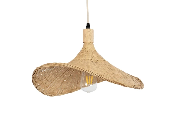 GLOBOSTAR® CUBA 01717 Boho Κρεμαστό Φωτιστικό Οροφής με Ντουί 1 x E27 AC 220-240V IP20 - Μπεζ - Μ43 x Π40 x Υ28cm GLOBOSTAR® CUBA 01717 Boho Κρεμαστό Φωτιστικό Οροφής με Ντουί 1 x E27 AC 220-240V IP20 - Μπεζ - Μ43 x Π40 x Υ28cm