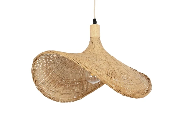 GLOBOSTAR® CUBA 01719 Boho Κρεμαστό Φωτιστικό Οροφής με Ντουί 1 x E27 AC 220-240V IP20 - Μπεζ - Μ53 x Π42 x Υ32cm GLOBOSTAR® CUBA 01719 Boho Κρεμαστό Φωτιστικό Οροφής με Ντουί 1 x E27 AC 220-240V IP20 - Μπεζ - Μ53 x Π42 x Υ32cm