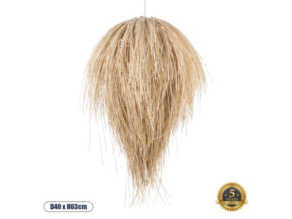 GLOBOSTAR® ARCHIPELAGO 01749 Boho Κρεμαστό Φωτιστικό Οροφής με Ντουί 1 x E27 AC 220-240V IP20 - Μπεζ - Μ40 x Π40 x Υ63cm GLOBOSTAR® ARCHIPELAGO 01749 Boho Κρεμαστό Φωτιστικό Οροφής με Ντουί 1 x E27 AC 220-240V IP20 - Μπεζ - Μ40 x Π40 x Υ63cm