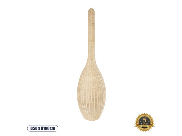GLOBOSTAR® PARADIS 01846 Boho Επιδαπέδιο Φωτιστικό με Ντουί 1 x E27 AC 220-240V IP20 - Μπεζ - Μ50 x Π50 x Υ180cm GLOBOSTAR® PARADIS 01846 Boho Επιδαπέδιο Φωτιστικό με Ντουί 1 x E27 AC 220-240V IP20 - Μπεζ - Μ50 x Π50 x Υ180cm