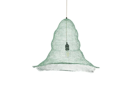 GLOBOSTAR® KENTUCKY 01894 Vintage Κρεμαστό Φωτιστικό Οροφής με Ντουί 1 x E27 AC 220-240V IP20 - Τιρκουάζ - Μ60 x Π60 x Υ52cm
