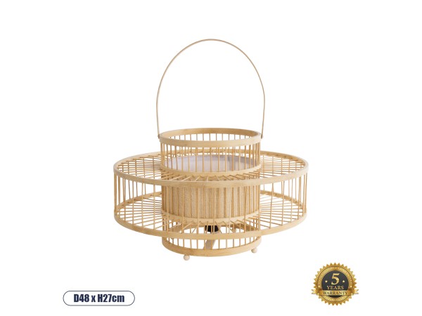 GLOBOSTAR® SORENIA 02003 Boho Επιδαπέδιο Φωτιστικό με Ντουί 1 x E27 AC 220-240V IP20 - Μπεζ - Μ48 x Π48 x Υ27cm GLOBOSTAR® SORENIA 02003 Boho Επιδαπέδιο Φωτιστικό με Ντουί 1 x E27 AC 220-240V IP20 - Μπεζ - Μ48 x Π48 x Υ27cm