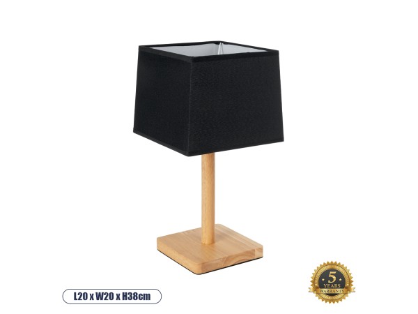 GLOBOSTAR® KOLIPE 02039 Μοντέρνο Επιτραπέζιο Φωτιστικό Πορτατίφ με Ντουί 1 x E27 AC 220-240V IP20 - Μπεζ & Μαύρο - Μ20 x Π20 x Υ38cm GLOBOSTAR® KOLIPE 02039 Μοντέρνο Επιτραπέζιο Φωτιστικό Πορτατίφ με Ντουί 1 x E27 AC 220-240V IP20 - Μπεζ & Μαύρο - Μ20 x Π20 x Υ38cm