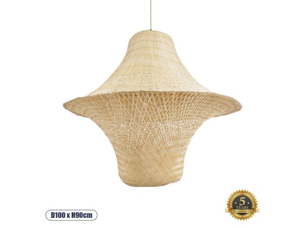 GLOBOSTAR® JUNIPER 02047 Boho Κρεμαστό Φωτιστικό Οροφής με Ντουί 1 x E27 AC 220-240V IP20 - Μπεζ - Μ100 x Π100 x Υ90cm GLOBOSTAR® JUNIPER 02047 Boho Κρεμαστό Φωτιστικό Οροφής με Ντουί 1 x E27 AC 220-240V IP20 - Μπεζ - Μ100 x Π100 x Υ90cm