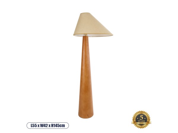 GLOBOSTAR® KAUAI 02230 Boho Επιδαπέδιο Φωτιστικό με Ντουί 1 x E27 AC 220-240V IP20 - Καφέ & Μπεζ - Μ55 x Π42 x Υ145cm GLOBOSTAR® KAUAI 02230 Boho Επιδαπέδιο Φωτιστικό με Ντουί 1 x E27 AC 220-240V IP20 - Καφέ & Μπεζ - Μ55 x Π42 x Υ145cm