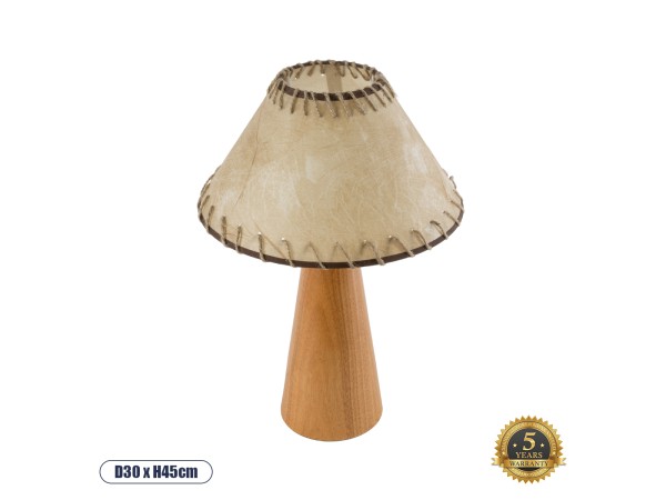 GLOBOSTAR® MASPALOMAS 02291 Boho Επιτραπέζιο Φωτιστικό Πορτατίφ με Ντουί 1 x E27 AC 220-240V IP20 - Καφέ & Μπεζ - Μ30 x Π30 x Υ45cm GLOBOSTAR® MASPALOMAS 02291 Boho Επιτραπέζιο Φωτιστικό Πορτατίφ με Ντουί 1 x E27 AC 220-240V IP20 - Καφέ & Μπεζ - Μ30 x Π30 x Υ45cm