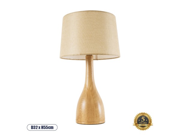 GLOBOSTAR® BERKBAY 02319 Boho Επιτραπέζιο Φωτιστικό Πορτατίφ με Ντουί 1 x E27 AC 220-240V IP20 - Μπεζ - Μ32 x Π32 x Υ55cm GLOBOSTAR® BERKBAY 02319 Boho Επιτραπέζιο Φωτιστικό Πορτατίφ με Ντουί 1 x E27 AC 220-240V IP20 - Μπεζ - Μ32 x Π32 x Υ55cm