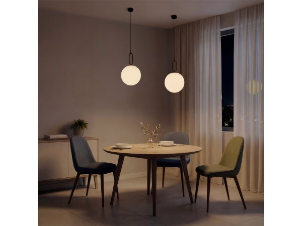 kelvo® BELLISSIMO KLV-101-0374 Κρεμαστό Φωτιστικό Οροφής για Λάμπα με Ντουί E27 AC 220-240V IP20 - Μαύρο Ματ & Λευκό - Μ30 x Π30 x Υ52cm kelvo® BELLISSIMO KLV-101-0374 Κρεμαστό Φωτιστικό Οροφής για Λάμπα με Ντουί E27 AC 220-240V IP20 - Μαύρο Ματ & Λευκό - Μ30 x Π30 x Υ52cm