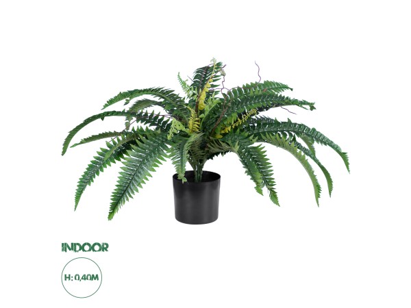 GloboStar® Artificial Garden FERN 20058 Τεχνητό Διακοσμητικό Φυτό Φτέρη Υ40cm