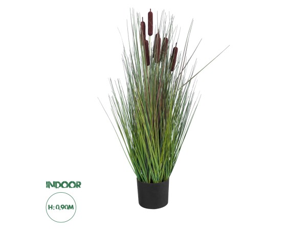GloboStar® Artificial Garden TYPHA ANGUSTIFOLIA GRASS 20069 Τεχνητό Διακοσμητικό Φυτό Γρασίδι της Τύφας Υ90cm GloboStar® Artificial Garden TYPHA ANGUSTIFOLIA GRASS 20069 Τεχνητό Διακοσμητικό Φυτό Γρασίδι της Τύφας Υ90cm