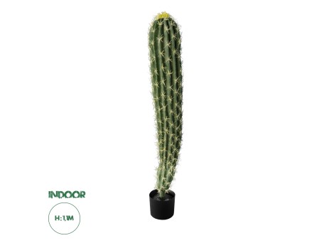 GloboStar® Artificial Garden CEREUS JAMACARU CACTUS 20120 Τεχνητό Διακοσμητικό Φυτό Κάκτος Κηρίος Υ110cm