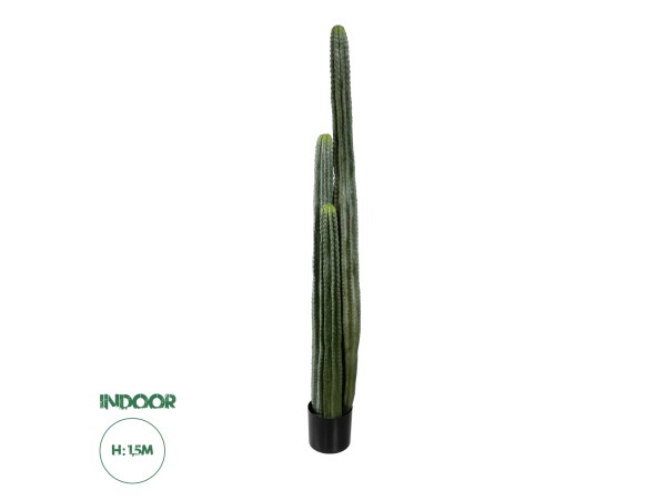 GloboStar® Artificial Garden CARNEGIEA CACTUS 20122 Τεχνητό Διακοσμητικό Φυτό Κάκτος Σαγκουάρο Υ150cm