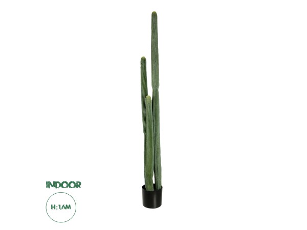 GloboStar® Artificial Garden CARNEGIEA CACTUS 20123 Τεχνητό Διακοσμητικό Φυτό Κάκτος Σαγκουάρο Υ160cm